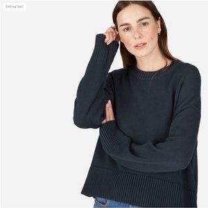 XS Navy Soft Cotton Square Crew (New)